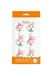 Picture of FUNNY BUNNY SUGAR DECORATIONS X 6